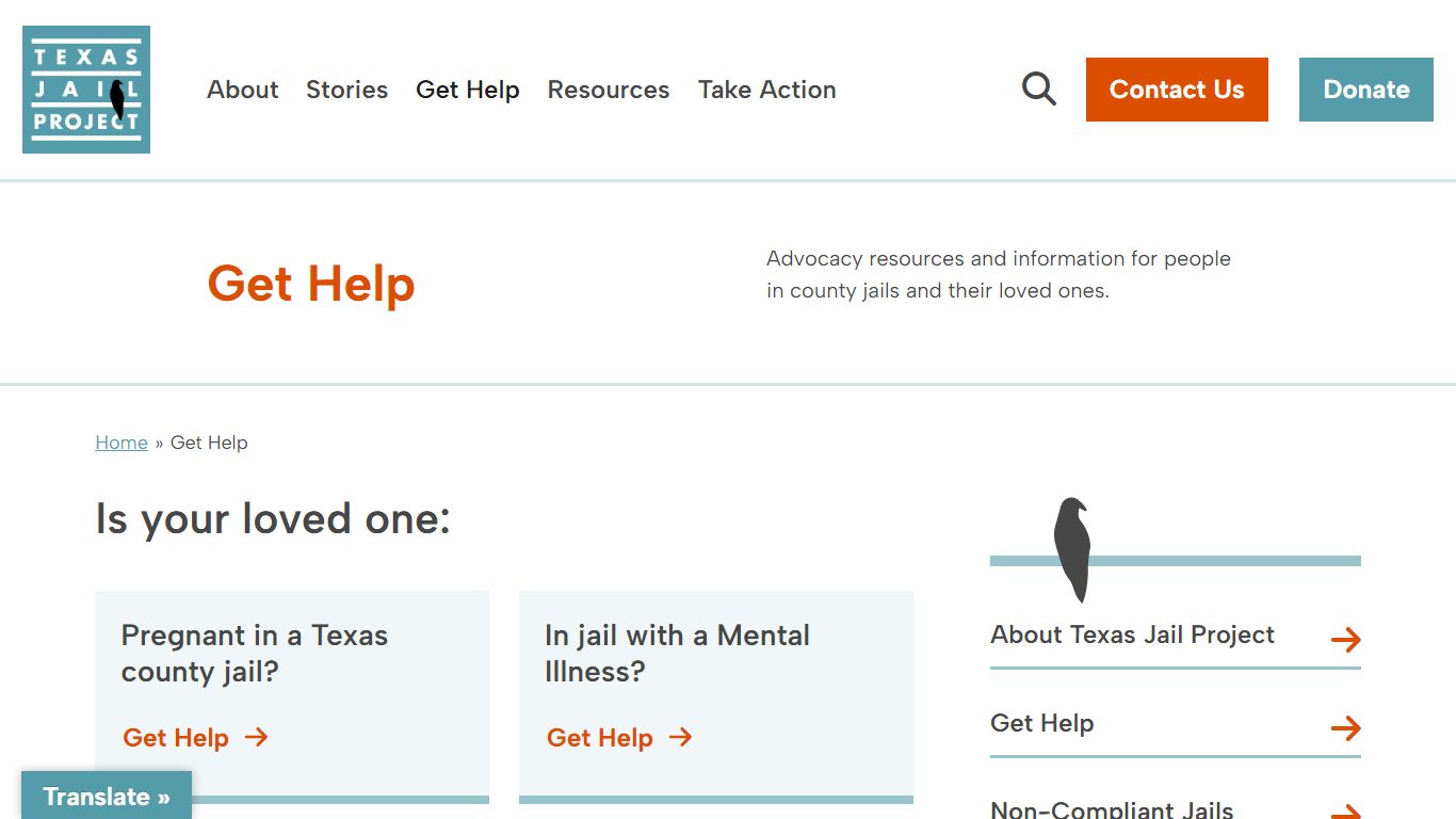 Get Help - Texas Jail Project - Texas Jail Project